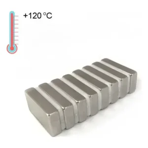 Imán de neodimio placa de imán 20x10x4mm, N48H, 8 piezas